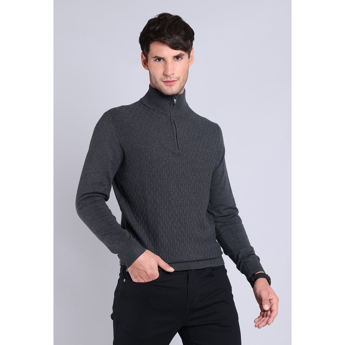 GUY LAROCHE - Sweater Half Zipper Guy Laroche GUY LAROCHE