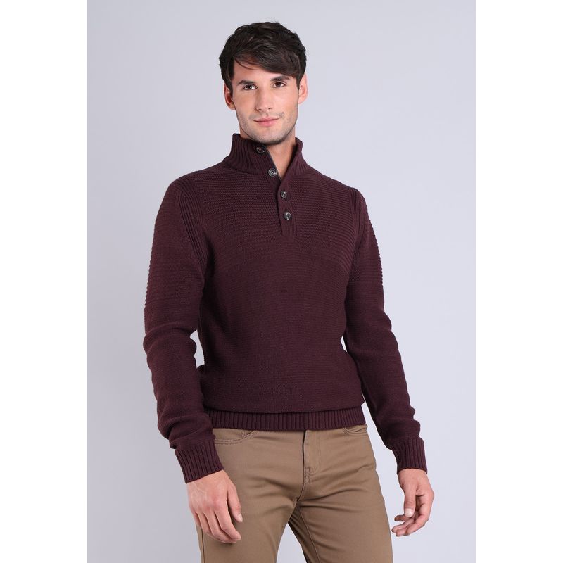 GUY LAROCHE - Sweater Zipper Button Guy Laroche GUY LAROCHE