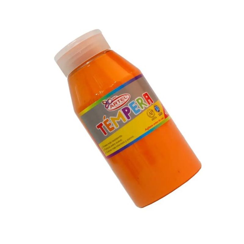 ARTEL - Frasco Tempera Naranja 77 500ml. Artel ARTEL