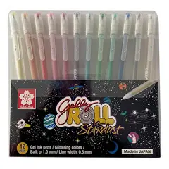 SAKURA - Lapiz Gel Gelly Roll 12 Colores Stardust