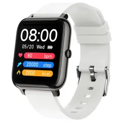 BLWOENS - Reloj Inteligente P22 Smartwatch - Blanco