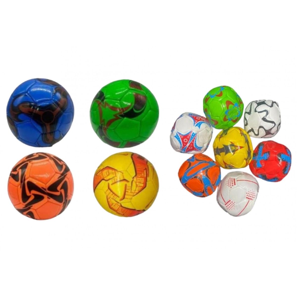 GENERICO - Pelota De Fútbolito Diseño Infantil - Grande Naranja