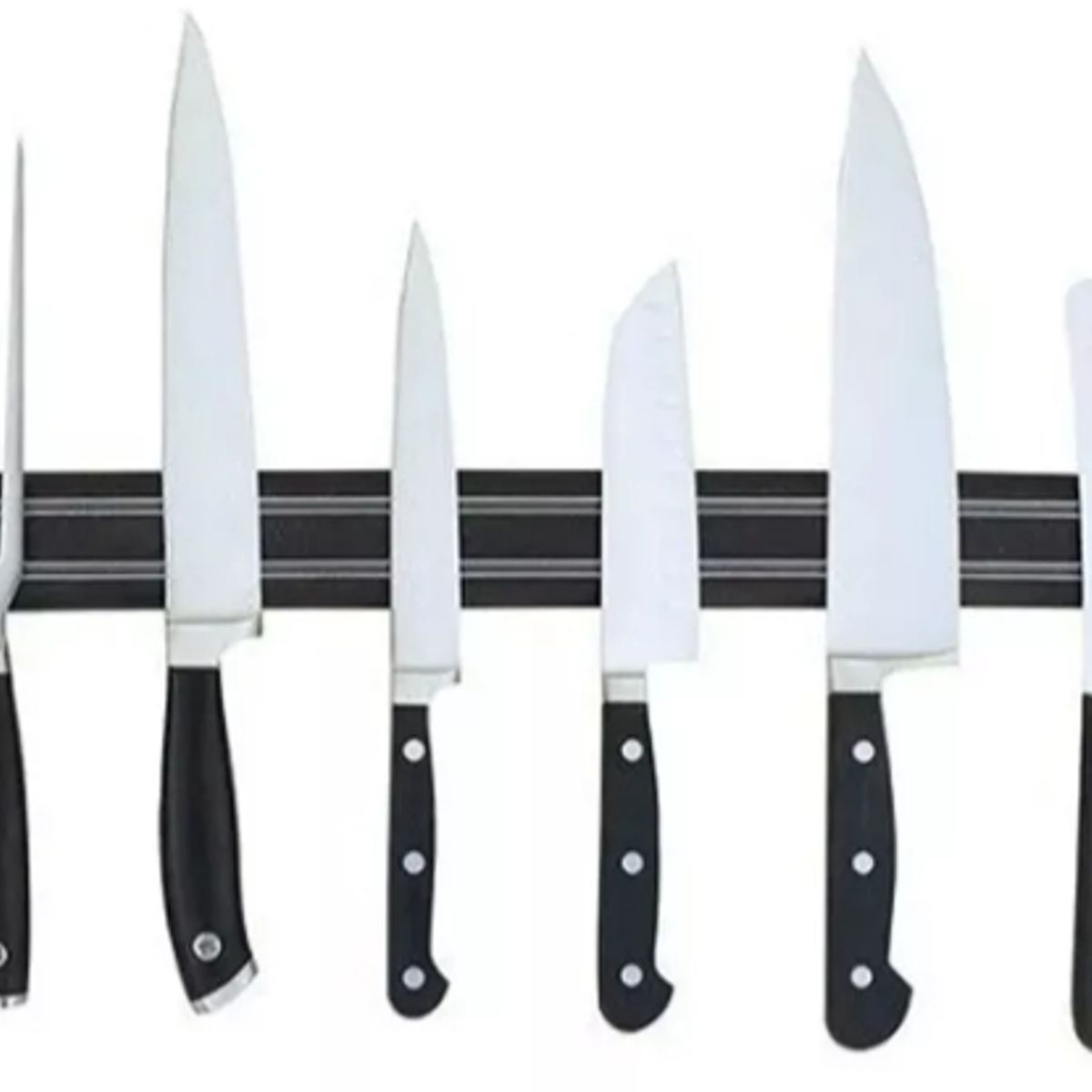 GENERICO - Barra Imán Magnética 33cm Imantada Para Cuchillos Metale