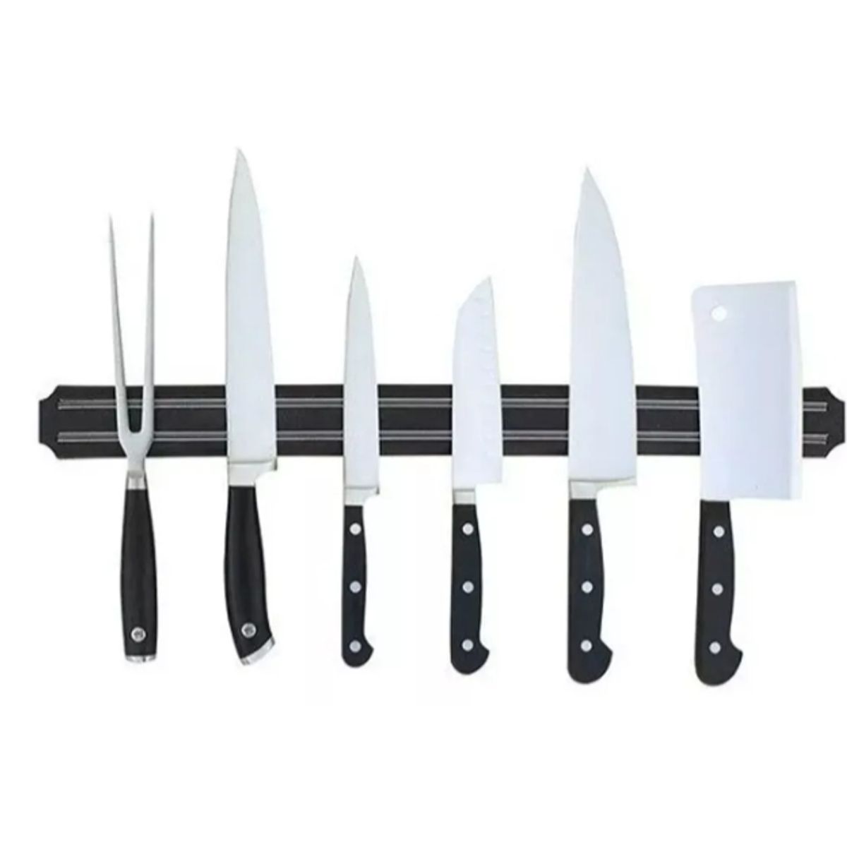 GENERICO - Barra Imán Magnética 33cm Imantada Para Cuchillos Metale