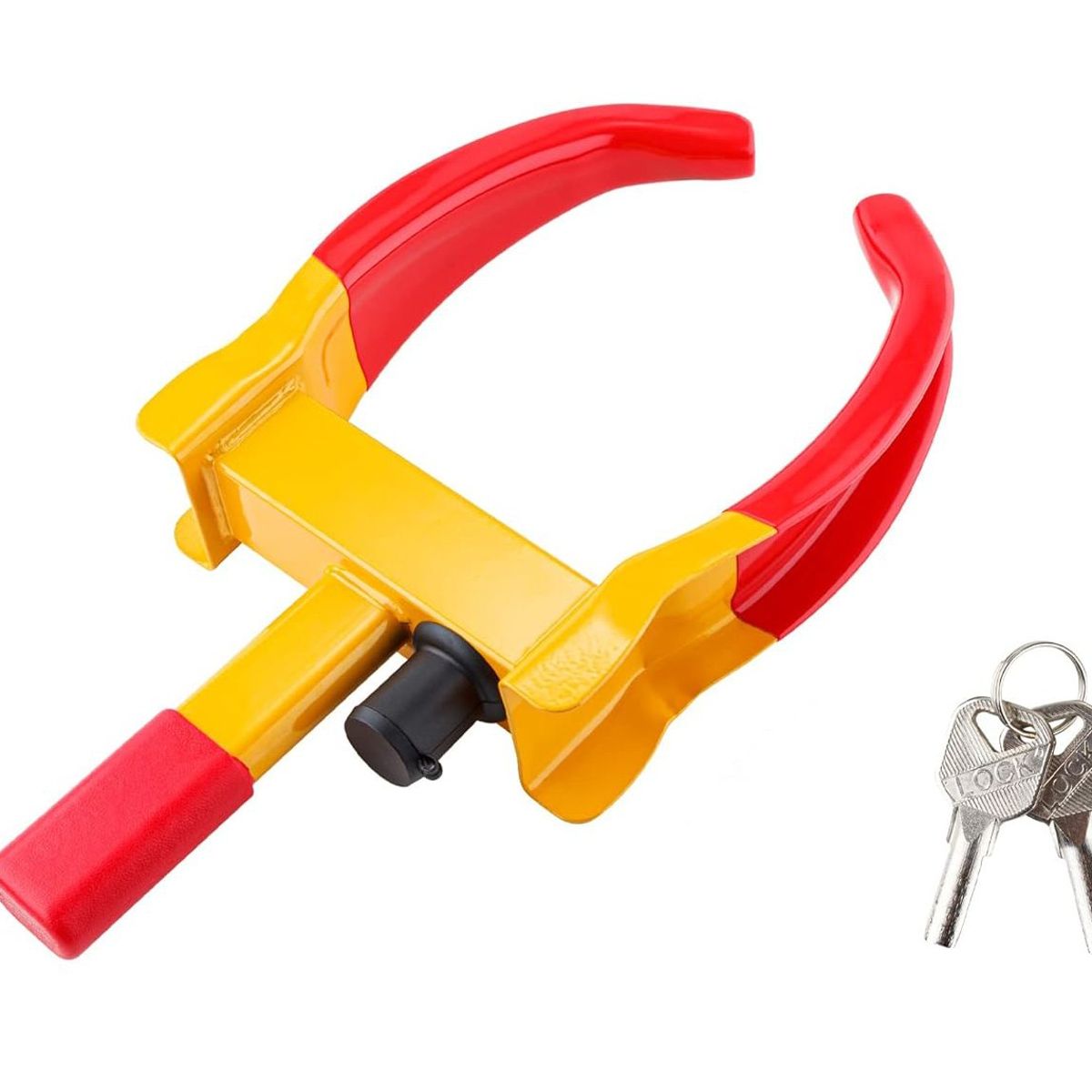 GENERICO - Traba Rueda Anti Robo Pitbull Auto Ajustable