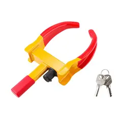 GENERICO - Traba Rueda Anti Robo Pitbull Auto Ajustable