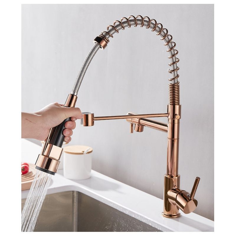 GENERICO - Grifo Llave Lavaplatos Monomando Cocina Extensible Flexible