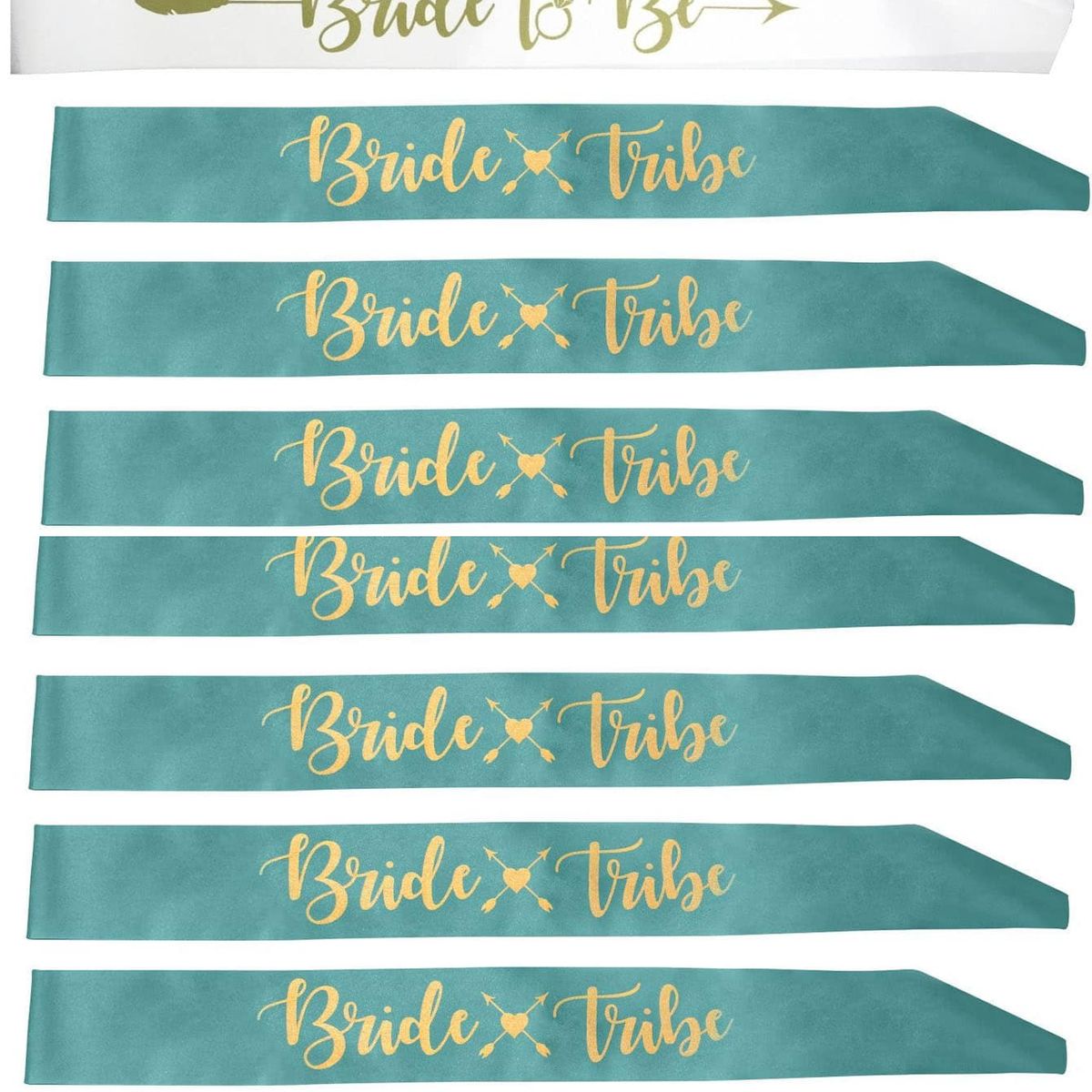 VATYERTY - 8 piezas Set novia a Faja Set dama de honor Faja blanco