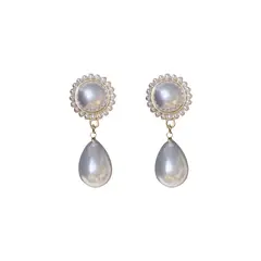 VATYERTY - Mujeres nupcial Pendientes personalidad Pendientes plata