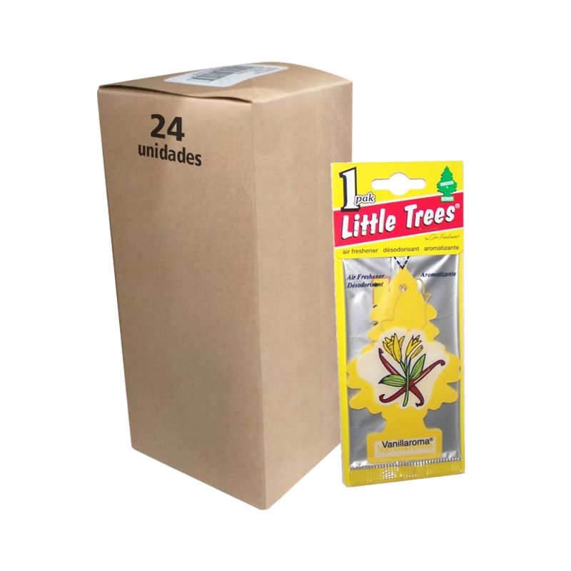 LITTLE TREES - Pack 24 Pinos Aromáticos Little Trees Aroma Vainilla