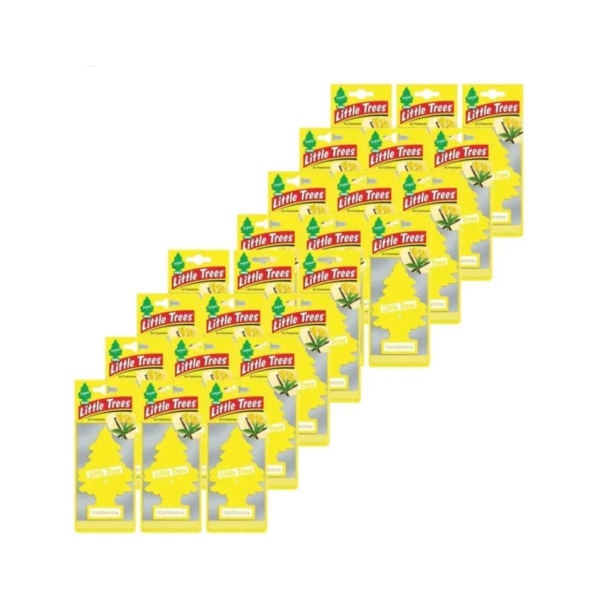 LITTLE TREES - Pack 24 Pinos Aromáticos Little Trees Aroma Vainilla