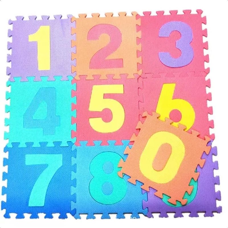SUPERCENTER - Alfombra Goma Eva Bebes Piso Goma Eva Alfombra Bebe 10 Pza