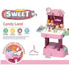 GENERICO - Mochila De Juego Para Niños Tienda De Helados 2 En 1