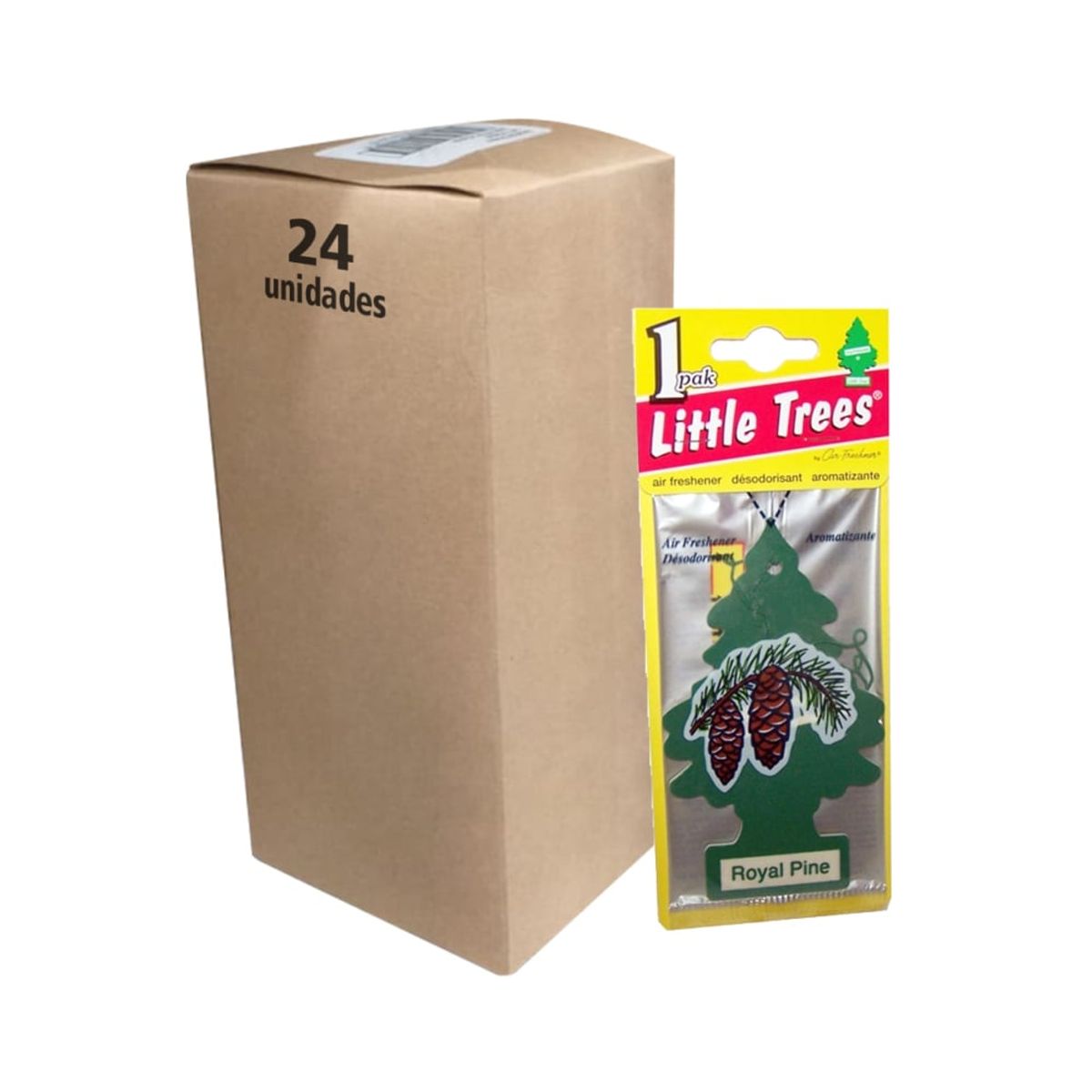 LITTLE TREES - Pack 24 Pinos Aromáticos Little Trees Aroma Pino Real