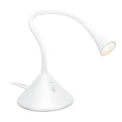 BP - Lámpara Escritorio Led Cobra Luz Cálida Blanco - Blanco