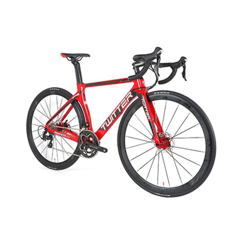 TWITTER - Bicicleta Ruta Twitter Carbono Sniper Roja Talla 54