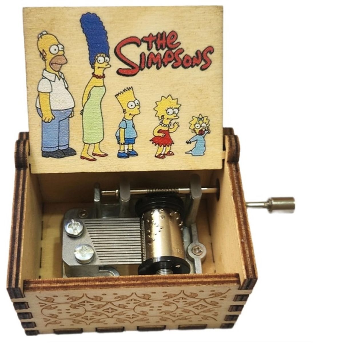 GENERICO - THE SIMPSONS LA FAMILIA CAJA MUSICAL A MANIVELA