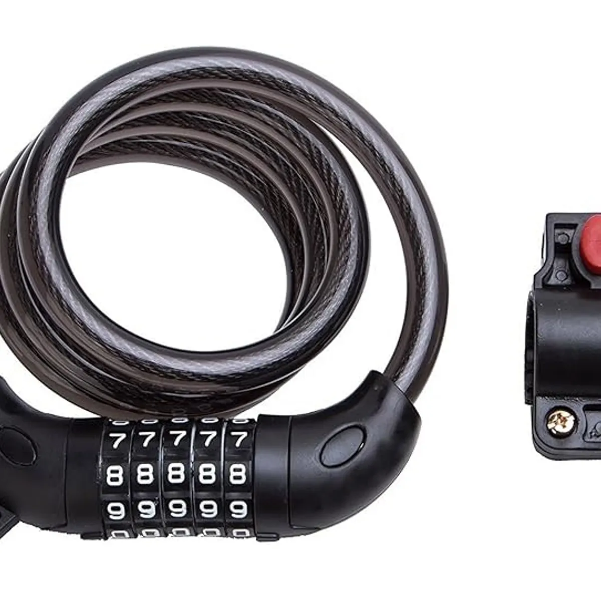 CRUSEC - Candado Bicicleta Clave Seguridad De Bloqueo Antirrobo 120cm