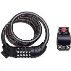 CRUSEC - Candado Bicicleta Clave Seguridad De Bloqueo Antirrobo 120cm