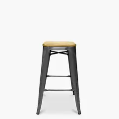 FORM DESIGN - Taburete Piso medio Tolix Madera Metal Form