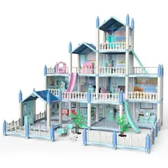 GENERICO - Casa De Muñecas Con Muebles Castillo Juguete