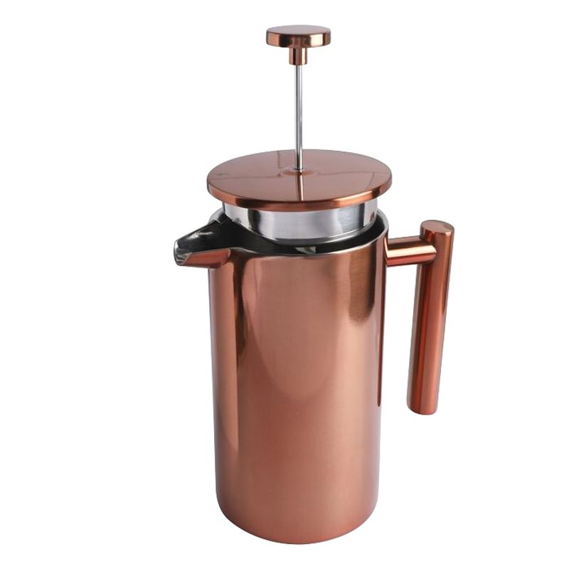 SIMPLE COOK - Cafetera Prensa Francesa Simple Cook Bolonia Cobre 1 Litro