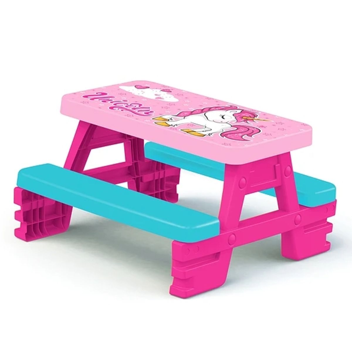 KIDSCOOL - MESA PICNIC UNICORNIO PARA 4 NIÑOS - 2518
