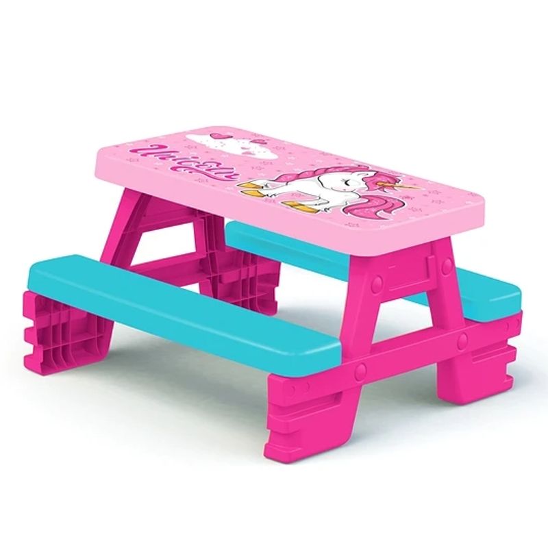 KIDSCOOL - MESA PICNIC UNICORNIO PARA 4 NIÑOS - 2518