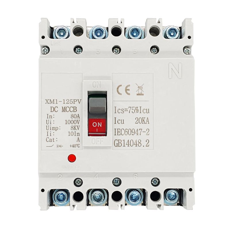 SOLIOT - Interruptor Automático Dc Mccb 4 Polos 1000v 80a