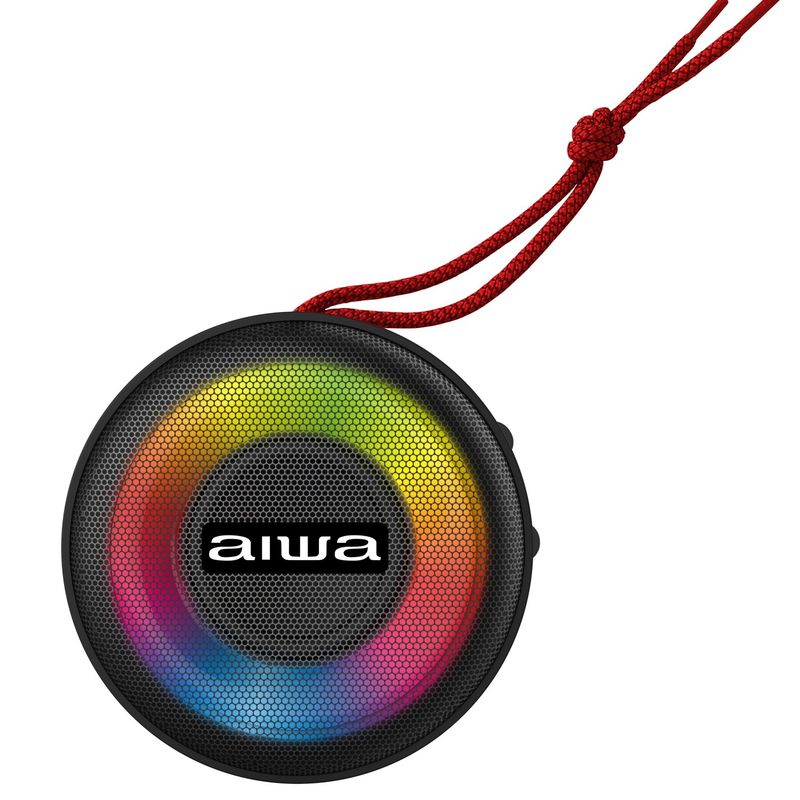 AIWA - Parlante Portátil Bluetooth Aiwa 10w Ipx6 Iluminado Aw-sj216