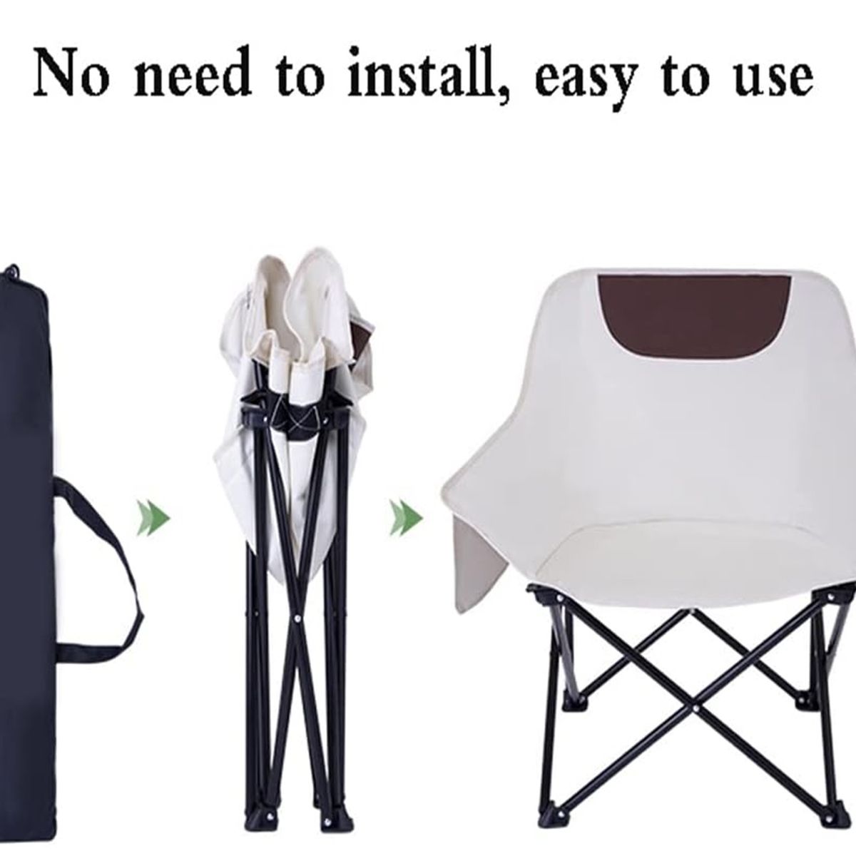 GENERICO - Silla Exterior Plegable Camping Playa Picnic Pesca Portatil