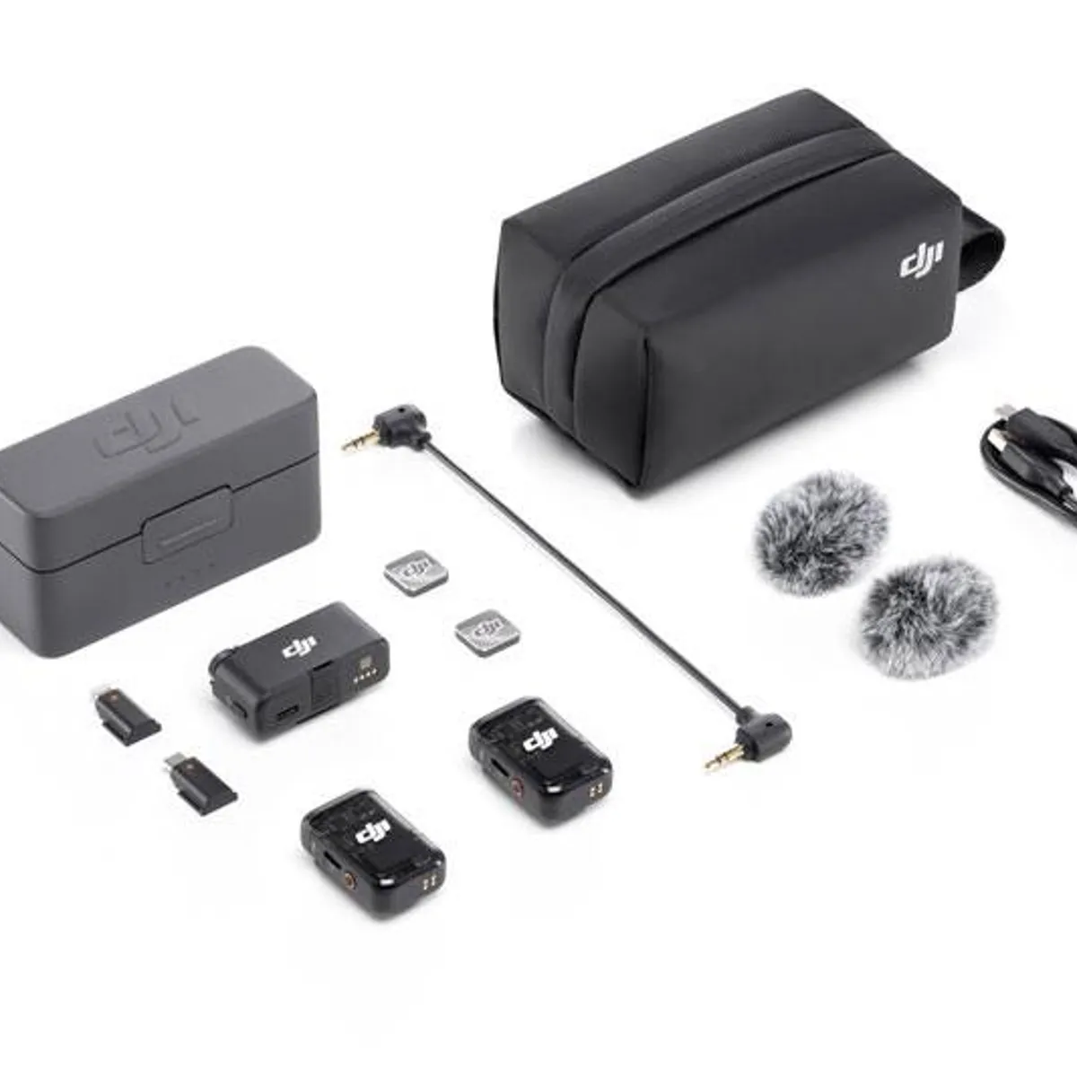 DJI - Microfono DJI Mic 2 (2 TX + 1 RX + Charging Case)