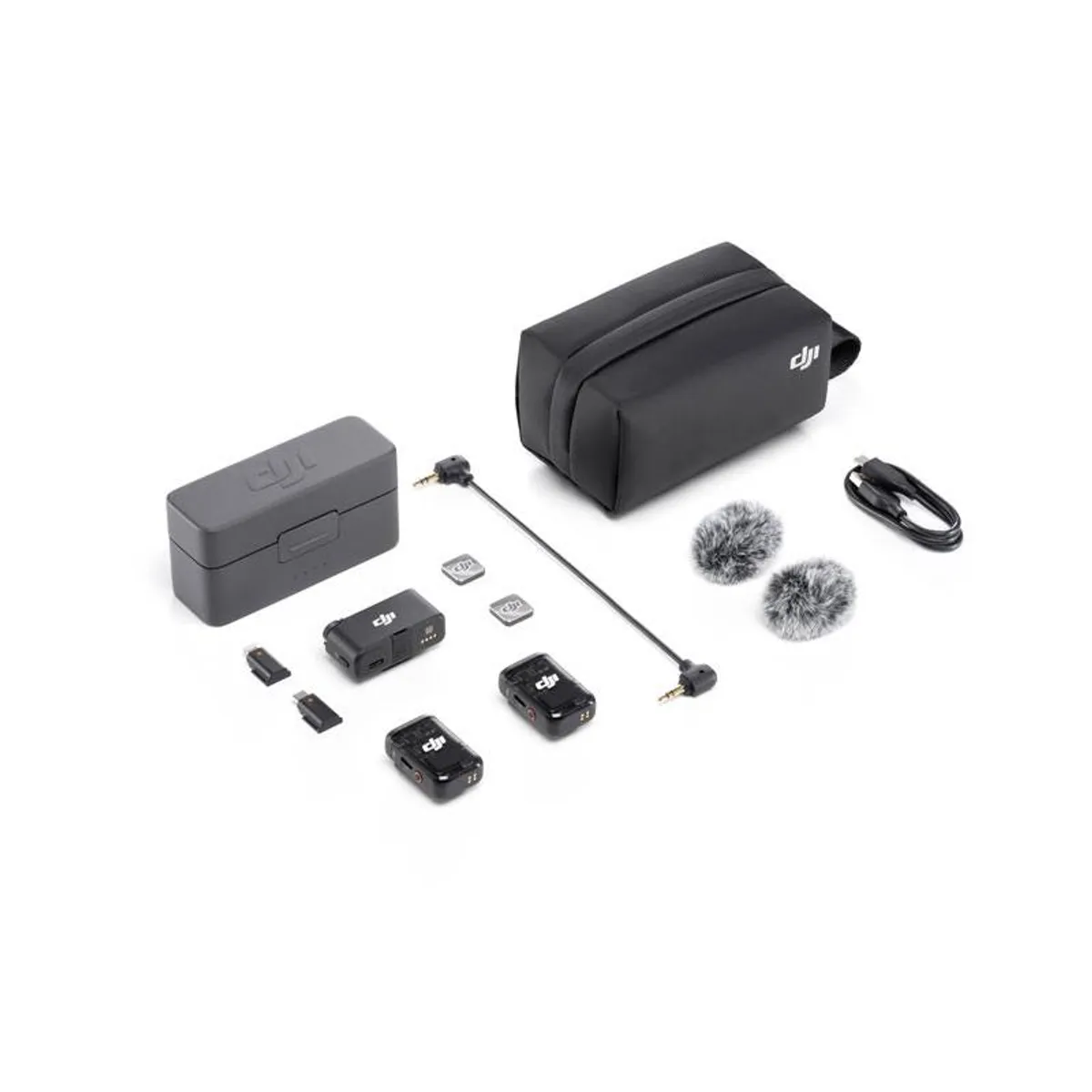 DJI - Microfono DJI Mic 2 (2 TX + 1 RX + Charging Case)
