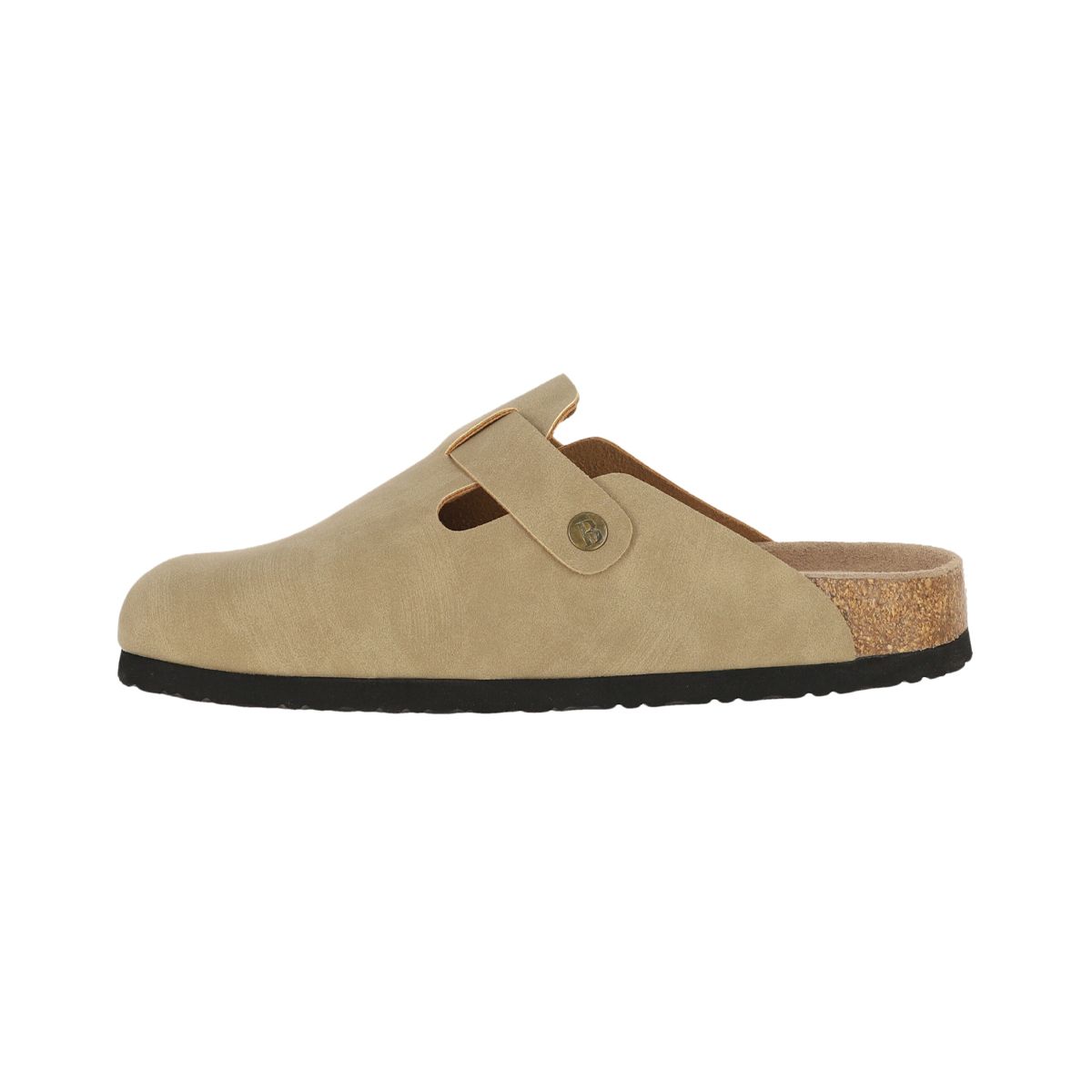BAMERS - Zueco Bamers Classic Buckle Mujer Beige