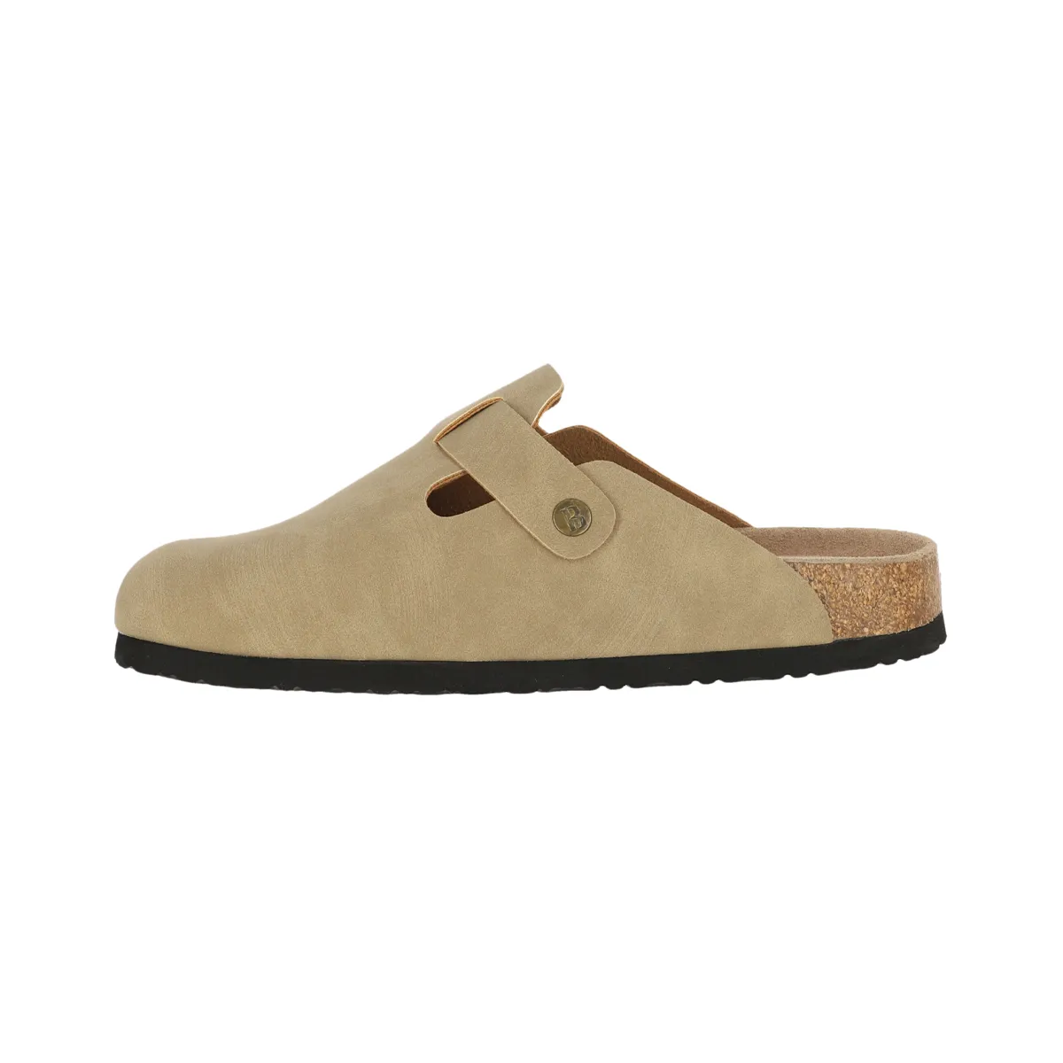 BAMERS - Zueco Bamers Classic Buckle Mujer Beige