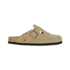 BAMERS - Zueco Classic Buckle Mujer Beige
