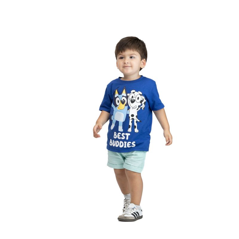 BLUEY - Polera Niño Azul Bluey