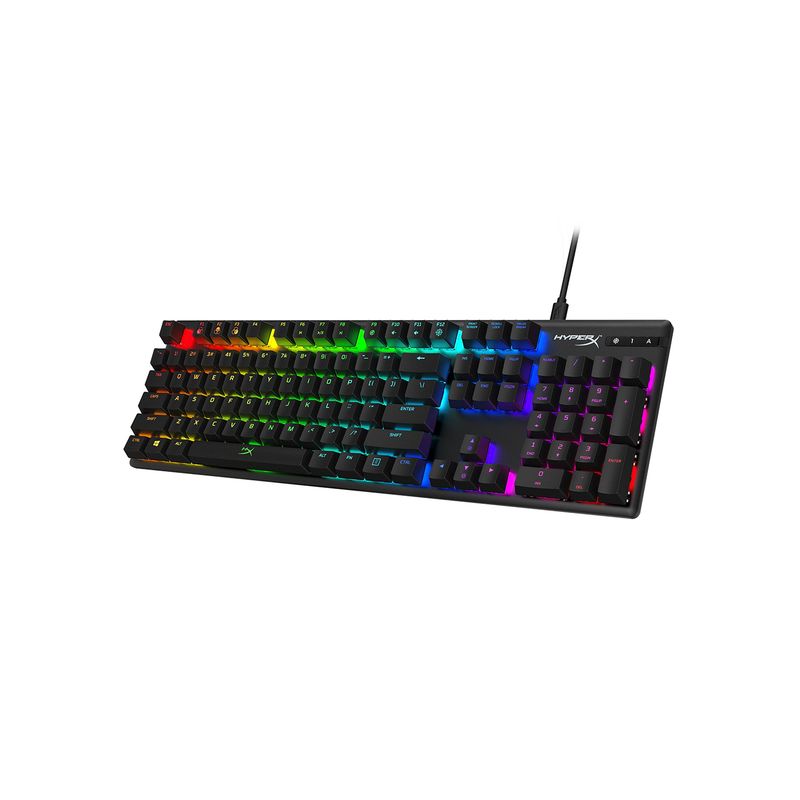 HYPERX - Teclado Gamer HyperX Alloy Origins RGB Mecanico Español SW Red