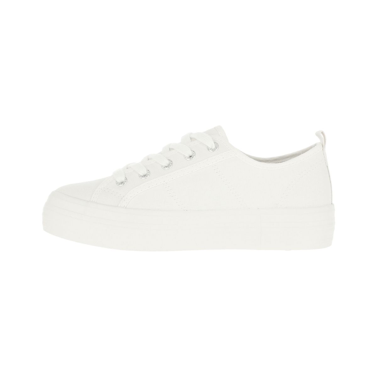 BAMERS - Zapatilla Bamers New Canvas Platform Mujer Blanco