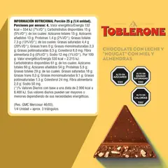 TOBLERONE - Chocolate Leche Barra 100g x5