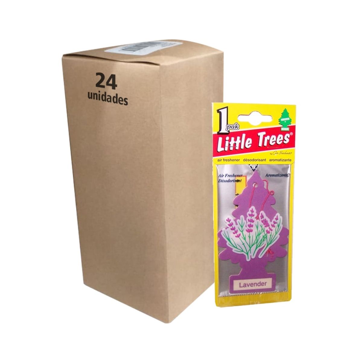 LITTLE TREES - Pack 24 Pinos Aromáticos Little Trees Aroma Lavanda