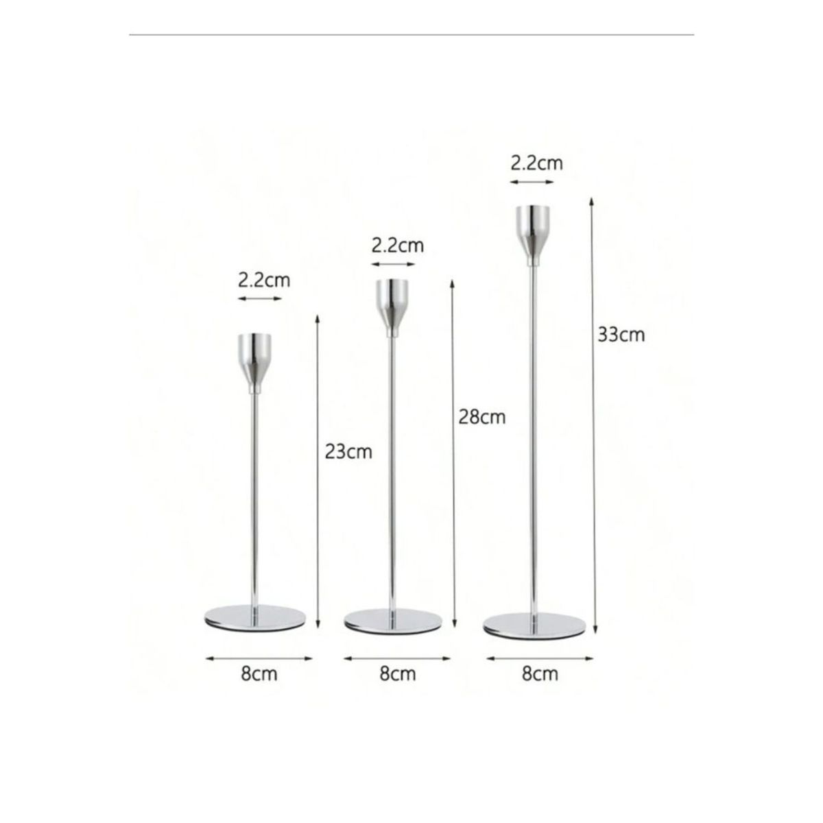GENERICO - Set De Candelabro Estilo Europeo