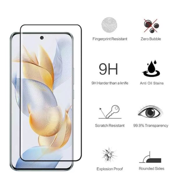 GENERICO - Lámina Completa Vidrio Templado Curvo Para Honor 90 5g
