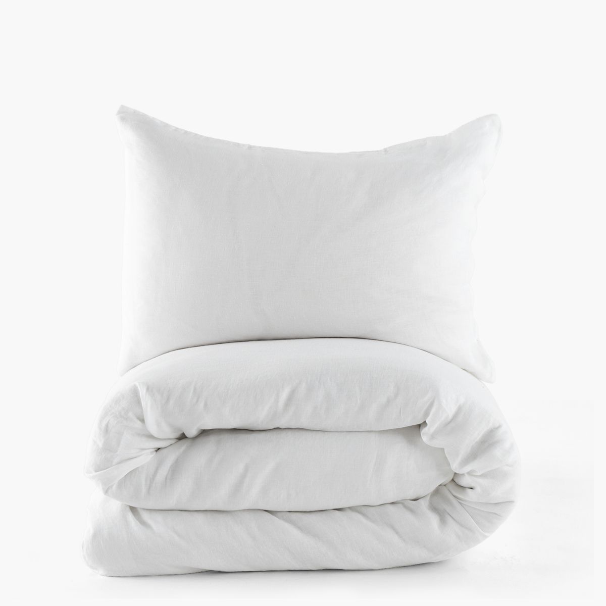 FORM DESIGN - Funda Plumón 100% Lino Portofino 2 Plazas Blanco Form