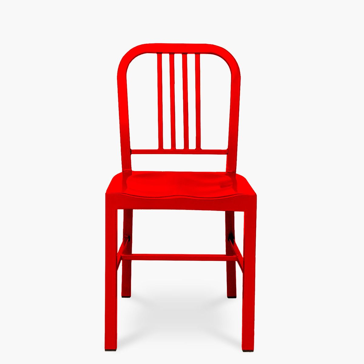 FORM DESIGN - Silla Metálica Navy Rojo Form