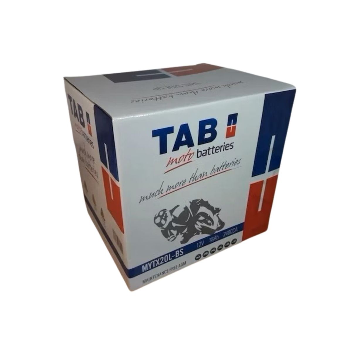 BATERIAS TAB - Batería De Moto Ytx20l-bs 12v 18a Agm Tab Libre Mantención