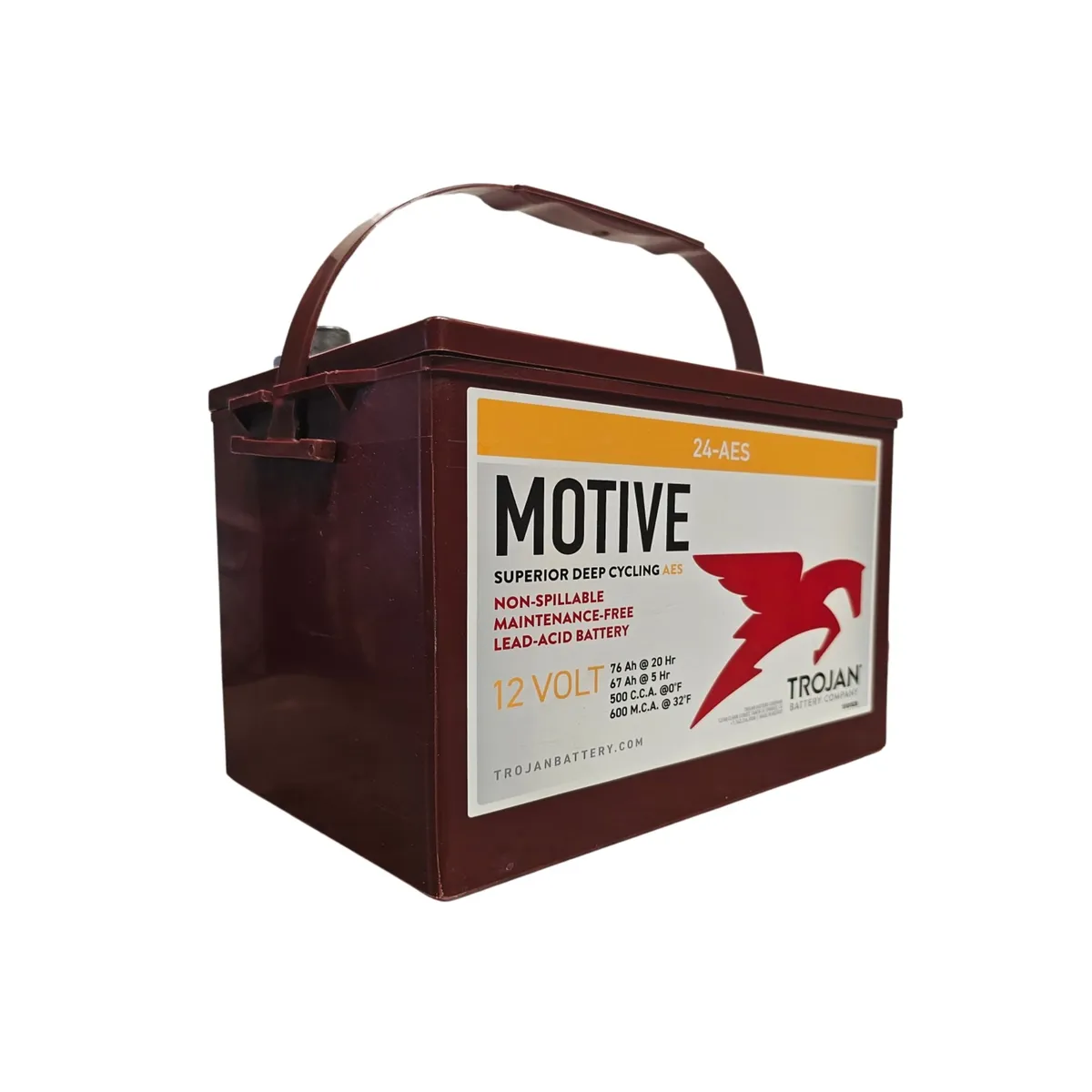 TROJAN - Batería Trojan 24-AES AGM 12V 76A Deep Cycle USA