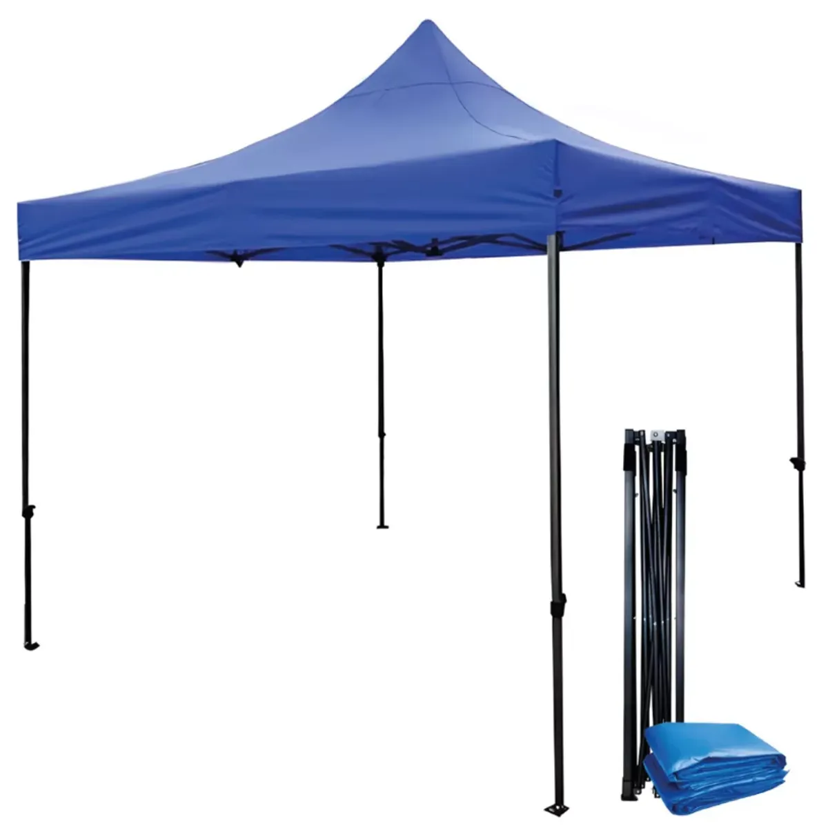 DULCES SUEÑOS - Toldo Plegable 3 X 3 Metros Impermeable Color Azul Terraza