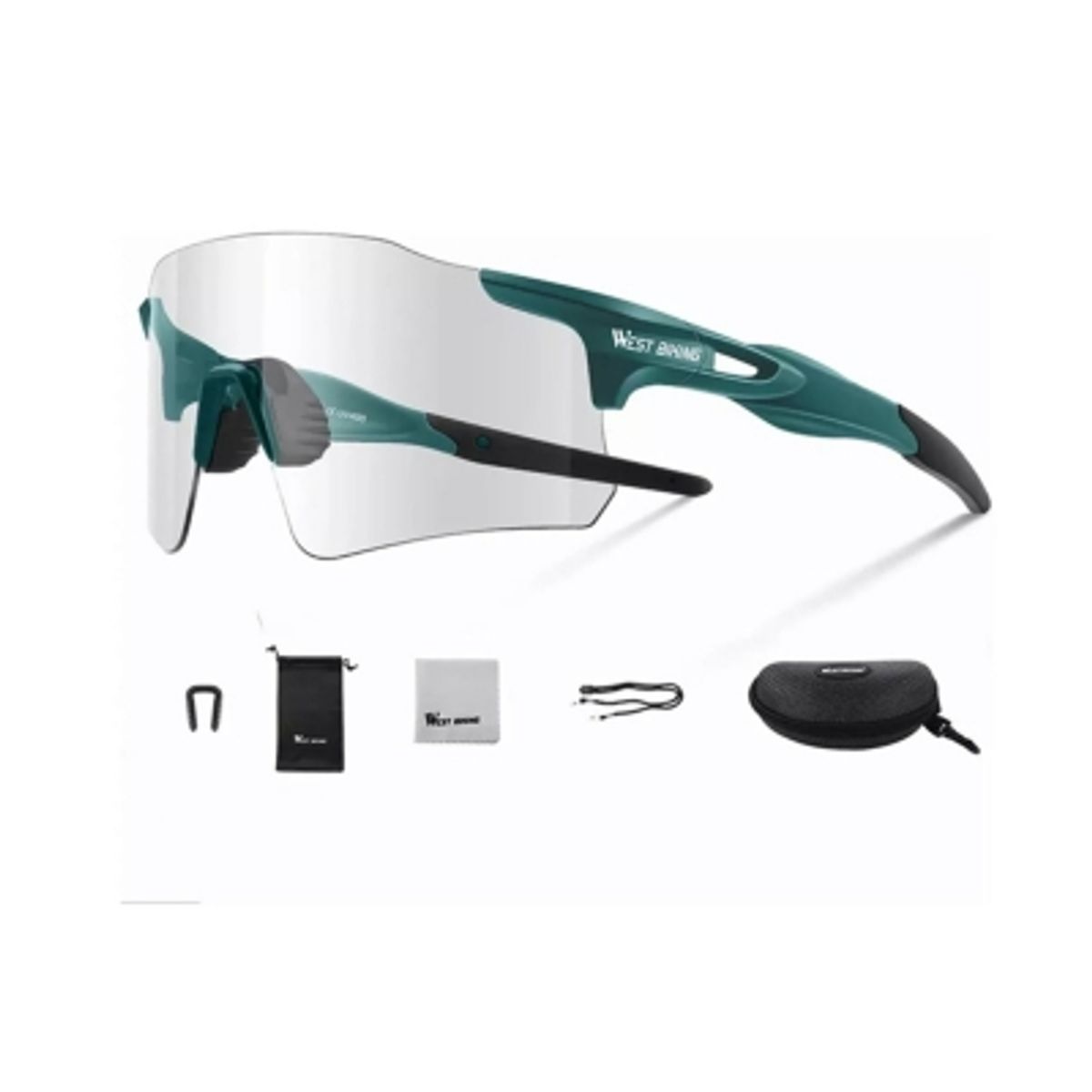 WEST BIKING - Lentes Fotocromaticos Sin Marco Ciclismo Deportes Outdoor