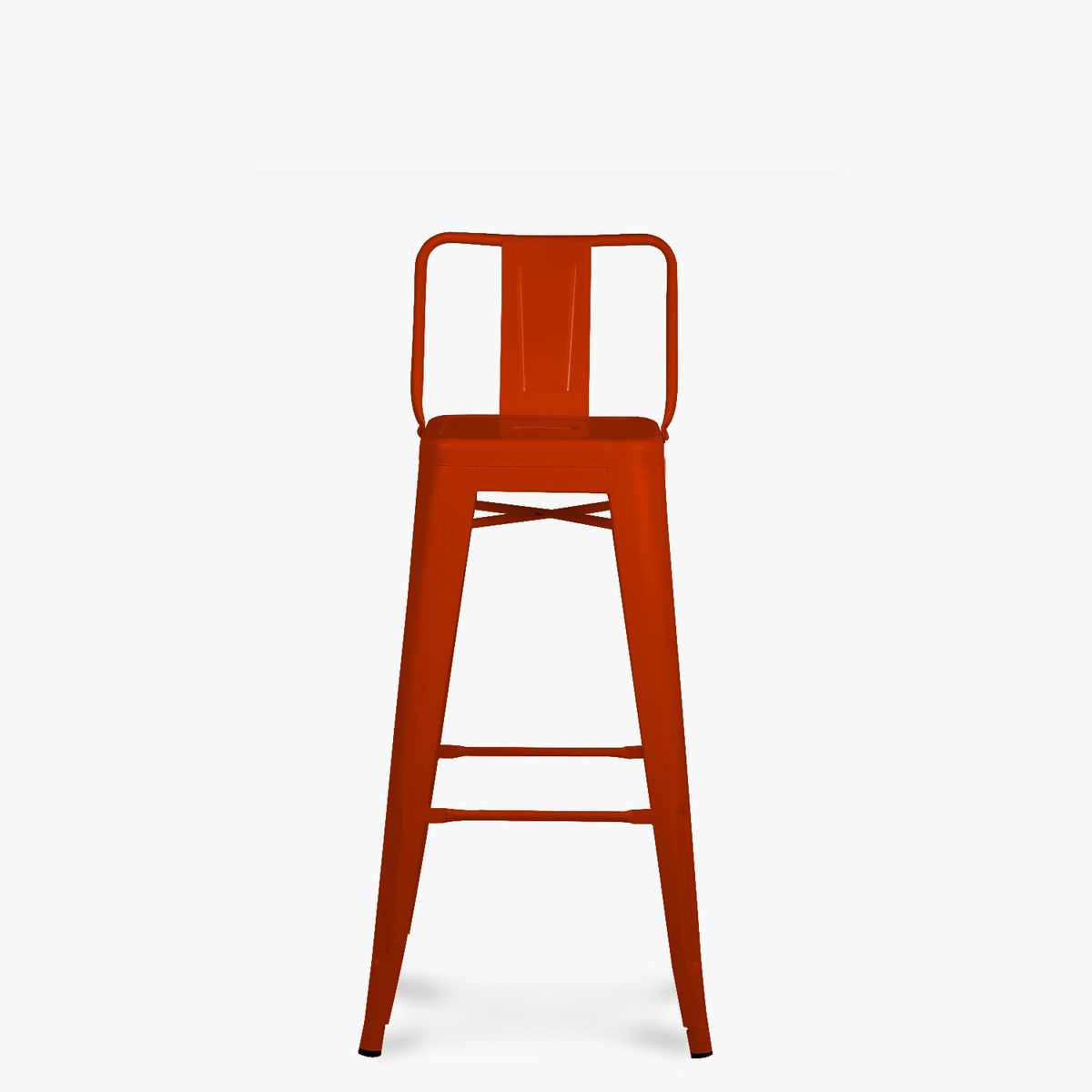 FORM DESIGN - Taburete Alto 77 Tolix c/resp Rojo Form